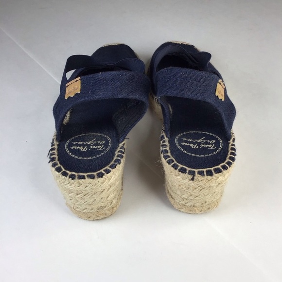 Toni Pons 'Ter' Slingback Espadrille Sandal in Navy Size EU39. - Picture 5 of 8